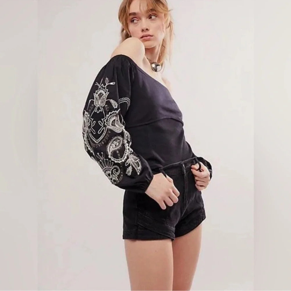 Free People Layla Off-The-Shoulder Top NWOT